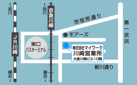 川崎営業所マップ