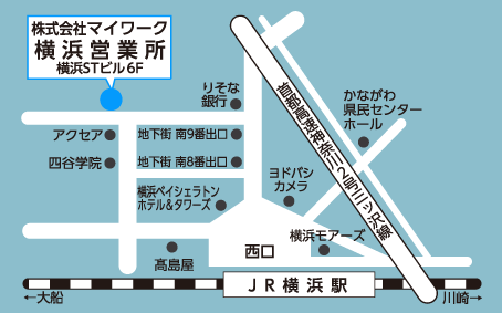 横浜営業所マップ